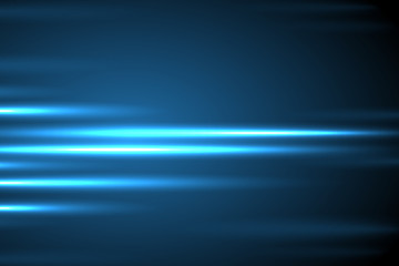 Canvas Print - glow light motion vector abstract blue background.