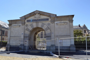 The entrance of the largest prison for women in France (Rennes, Brittany)