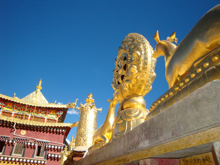 Tibetan temple top