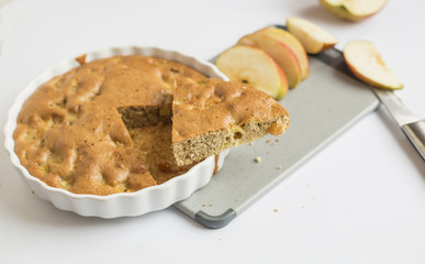 Poster - apple cinnamon tea cake