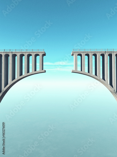 Dekoracja na wymiar  zepsuty-most