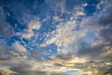 cloud sunset beauty nature in Thailand