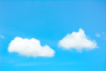 Canvas Print - Bright summer blue sky as background