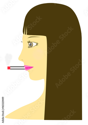 タバコをくわえた女性のイラスト Stock イラスト Adobe Stock タバコをくわえた女性のイラスト Stock イラスト Adobe Stock