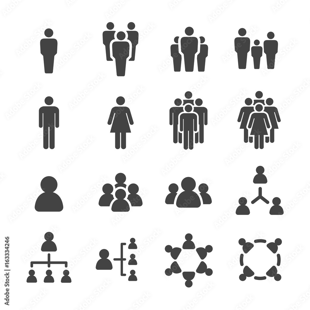 people icon Stock Vector | Adobe Stock