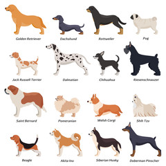 Sticker - Profile Dogs Icon Set