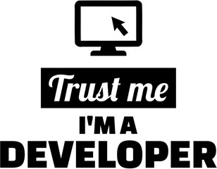 Poster - Trust me I am a developer