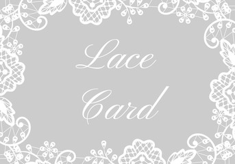 lace border card