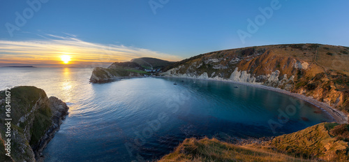 Fotografía Lulworth Cove, Dorset at Sunset