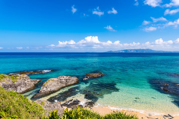 Wall Mural - Coast, landscape. Okinawa, Japan, Asia.