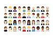 © Lee - Group of working people diversity, business men and women avatar icons. Vector illustration of flat design people characters.