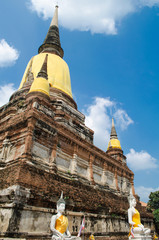 Wat Yai Chai Mongkol in Thailand