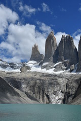 Canvas Print - Views of Torres del Paine, Patagonia, in Chile