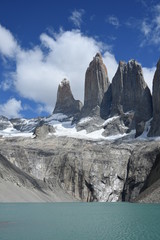 Canvas Print - Views of Torres del Paine, Patagonia, in Chile