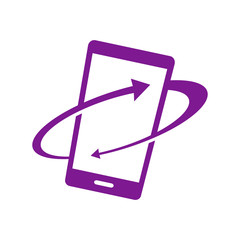 Wall Mural - Mobile Phone Technology Business Symbol Design