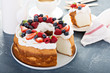 © fahrwasser - Angel food cake with whipped cream and berries