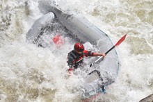 Rafting In The White Water