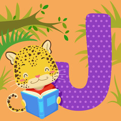 Poster - Alphabet Tile Jaguar Read