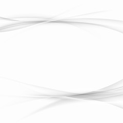 Wall Mural - Abstract halftone lines folder background layout. Grey futuristic gradient smoke speed elegant swoosh waves over light grey background