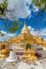 Kuthodaw Golden Pagoda Mandalay Myanmar Burma