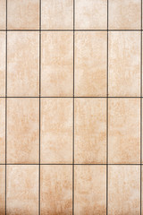 Canvas Print - Light beige tile wall texture background