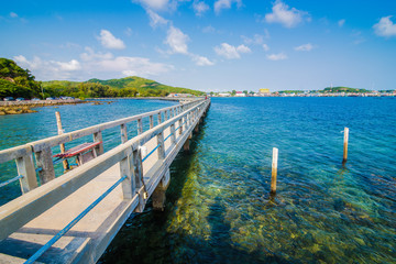 Bridge in the sea