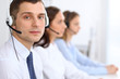 © rogerphoto - Young business man in headset. Call center