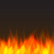 © green_flame - abstract vector fire background