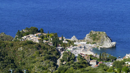 Poster - Küste vor Taormina