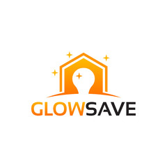 Glow Save Logo designs, home electricity logo template designs