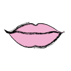 Sticker - lips mouth woman sensual icon