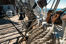 Sailsboat's Deck And Rigging