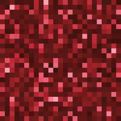 Wall Mural - Seamless geometric checked pattern. Ideal for printing onto fabric and paper or decoration. Red, brown colors.