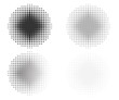 © Artsiom Kusmartseu - Halftone circle gradient