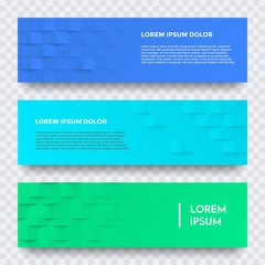 Tile pattern background for vector web banner or flyer design template
