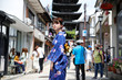 © lansa - japanese young woman kimono , Kyoto Japan,