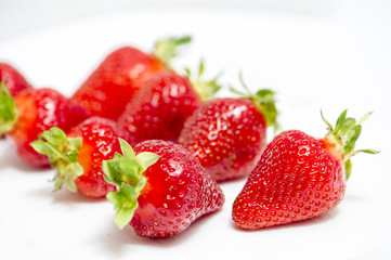 Wall Mural - fresh strawberries