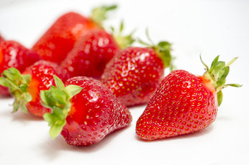 Wall Mural - fresh strawberries