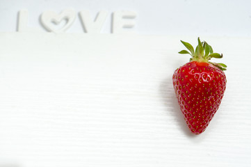 Wall Mural - fresh strawberries