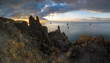 © Mike Mareen - Sunset over the rocky coast of atlantic