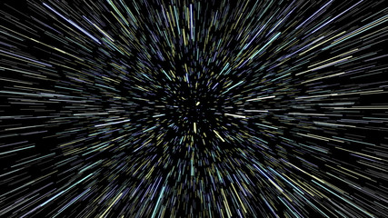 Stars Field Hyperspace 