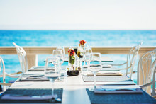 Beach Restaurant With Sea View