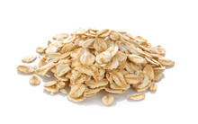 Oats On White Background