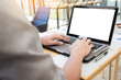 © snowing12 - Business man working by using laptop computer. hand typing on laptop keyboard in his office