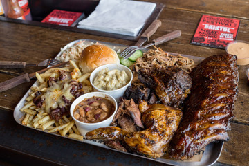 Canvas Print - bbq food