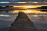 Fototapeta  - First light on Loch Lomond