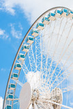 Fototapeta Niebo - Hong Kong Ferris Wheel in Central