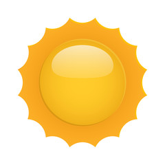 Canvas Print - sun icon