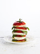 © Vanessa Rees - Caprese Salad on White