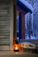 Wall Mural - Winter cozy still life